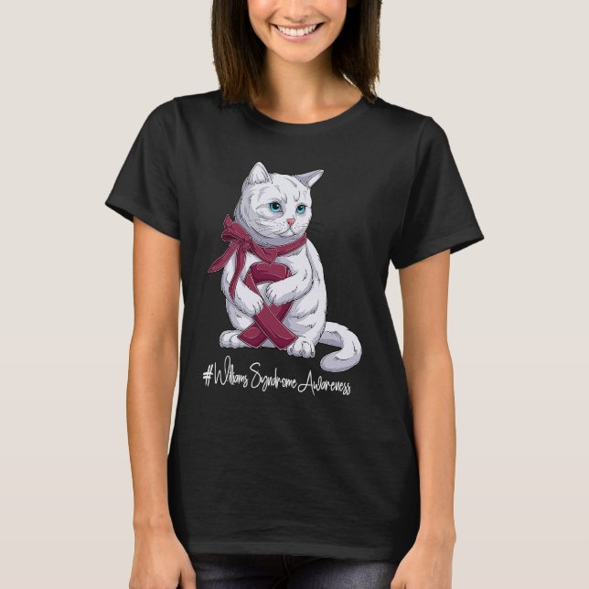 T-shirt National Williams Syndrome Awareness Month Burgund (Devant)