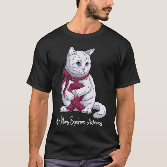 T-shirt National Williams Syndrome Awareness Month Burgund (Devant)