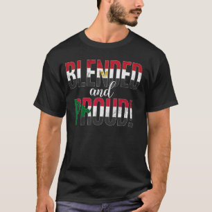 T-shirt Nationalité Fier Et Flime Moitié Égyptienne