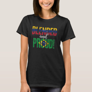 T-shirt Nationalité Fier Et Flime Moitié Vénézuélienne