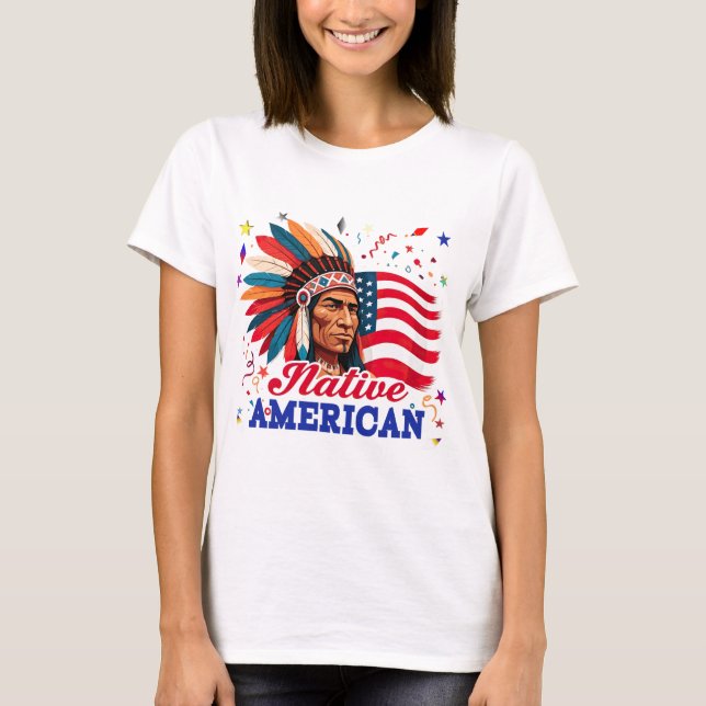 T-shirt Native American  (Devant)