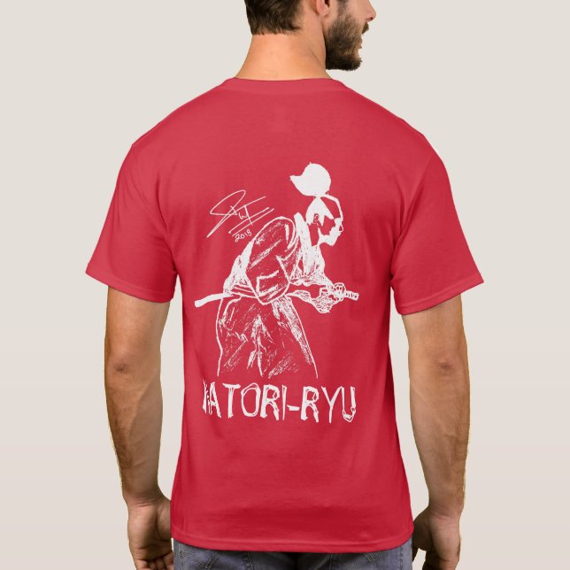 T-shirt Natori-ryu : Série de signature, Pawan Giri (Dos)