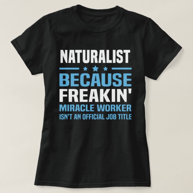 T-shirt Naturaliste (Design devant)
