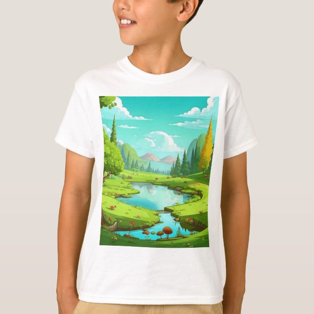 T-shirt Nature 18. (Devant)