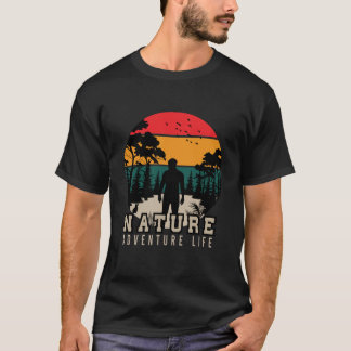 T-shirt   Nature adventure  lover sunset 