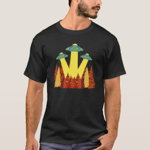 T-shirt Nature Alien enlèvement UFO extraterrestrial Sci F