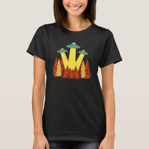 T-shirt Nature Alien enlèvement UFO extraterrestrial Sci F