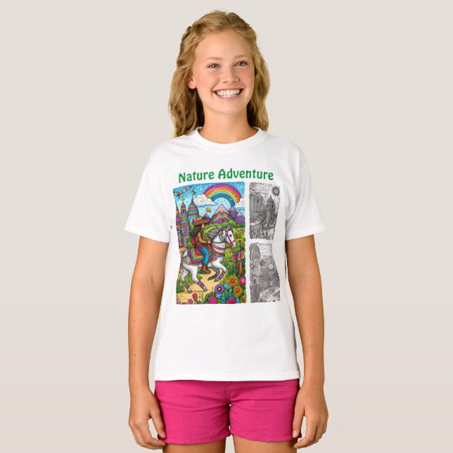 T-shirt Nature Aventure - Aviaire Whimsical - Snippets (Devant entier)