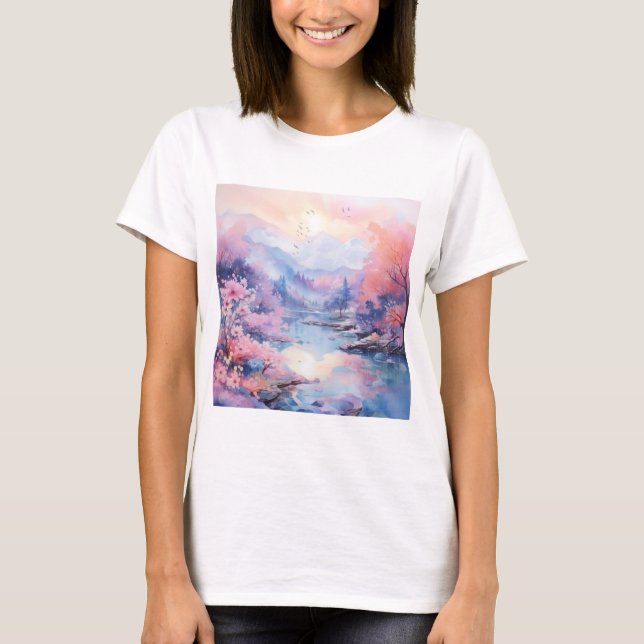 T-shirt Nature de l'eau (Devant)
