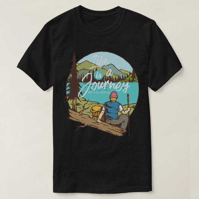 T-shirt Nature du randonneur (Design devant)