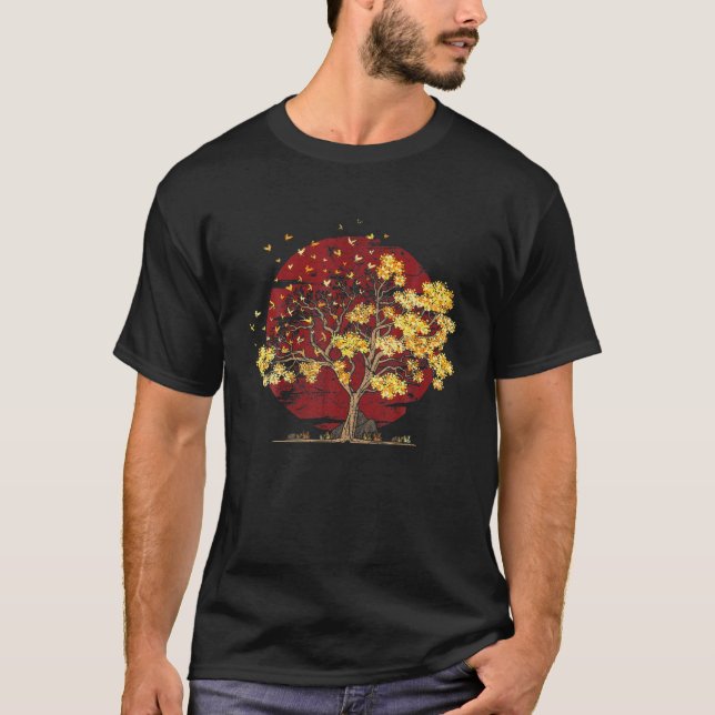 T-shirt Nature Extérieure Camping Personnes Randonneurs Fo (Devant)
