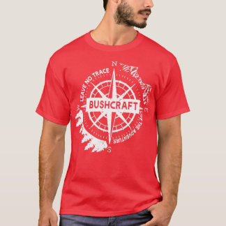 T-shirt Nature extérieure Vivez l'aventure Bushcraft Survi