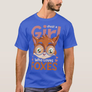 T-shirt Nature Forêt Animal Juste Une Fille Qui Aime Les R