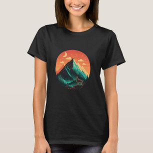 T-shirt Nature Forêt Femmes Randonnées Hommes Montagnes En