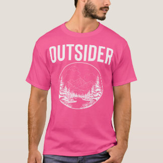T-shirt Nature Forêt Randonnées Arbres Montagnes Dehors Sa