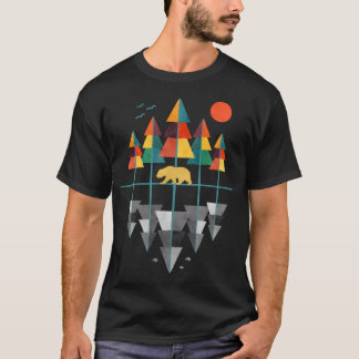 T-shirt Nature géométrique
