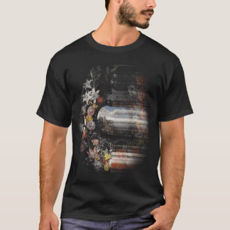 T-shirt Nature morte baroque cyber glitch