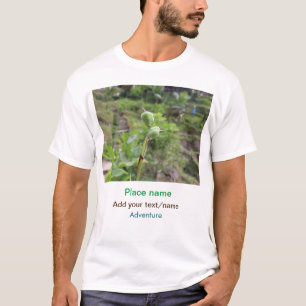 T-shirt Nature plante photographie plage eau nom de voyage