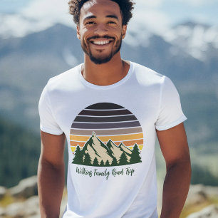 T-shirt Nature Road Trier Forêt Cool Custom Family