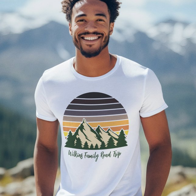 T-shirt Nature Road Trier Forêt Cool Custom Family (Créateur téléchargé)