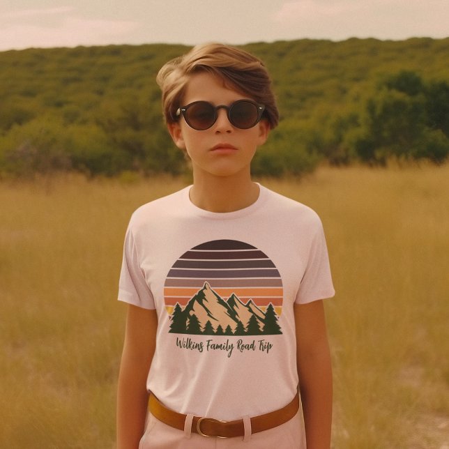 T-shirt Nature Road Trier Green Forest Cool Custom Kids (Créateur téléchargé)
