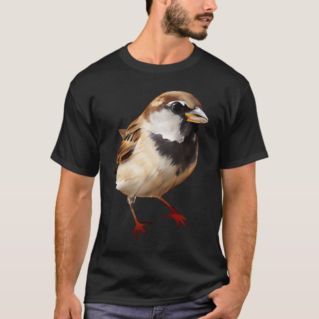 T-shirt Nature's beauty  House Sparrow  1 (Devant)