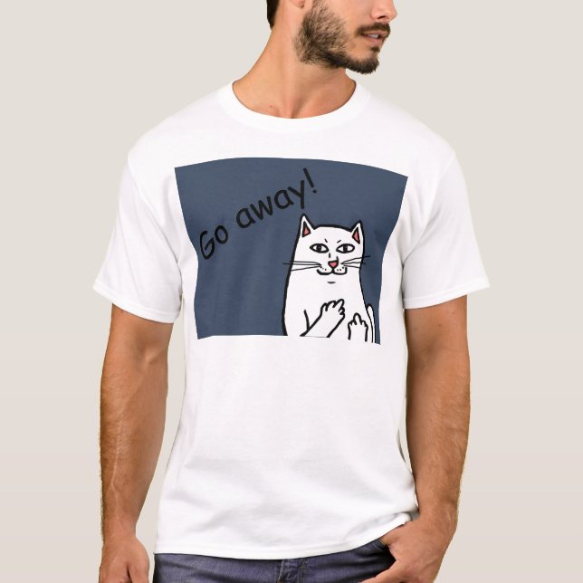 T-shirt Naughty Cat (Devant)