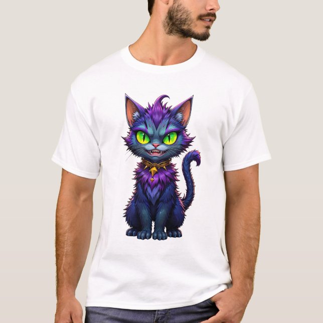 T-shirt Naughty Cat (Devant)