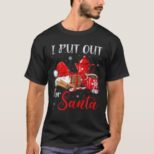 T-shirt Naughty J'Ai Toujours Sorti Pour Père Noël Christm