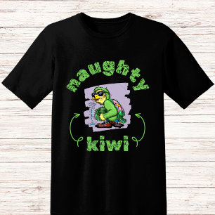 T-shirt Naughty kiwi vert
