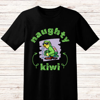T-shirt Naughty kiwi vert