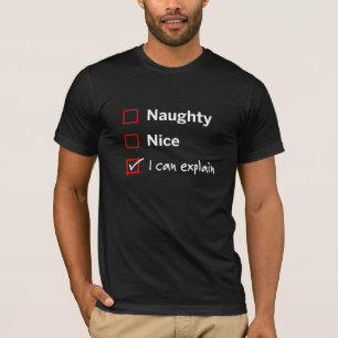 T-shirt Naughty Nice - Je Peux Expliquer