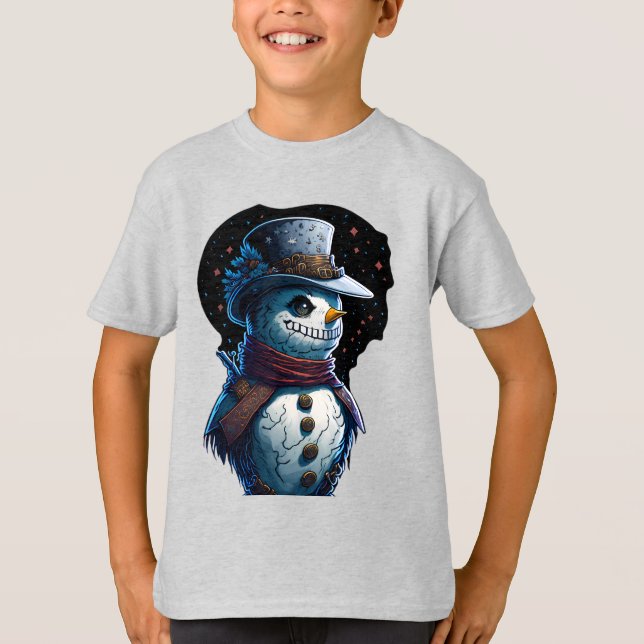 T-shirt Naughty snowman (Devant)