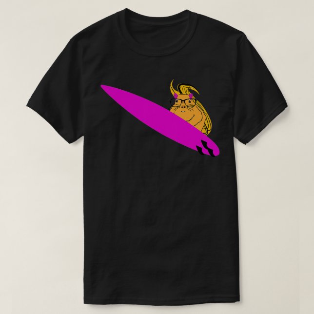 T-shirt Naughty Squirrel 496 Surf (Design devant)
