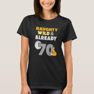 T-shirt Naughty Wild & Déjà 70 Anniversaire Fox Premium