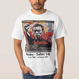 T-shirt Navalny - La vaillance provocatrice