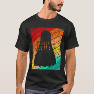 T-shirt Navette, Badminton Ball Player, Vintage Retro