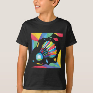 T-shirt Navette colorée - Birdie Badminton Player Sports