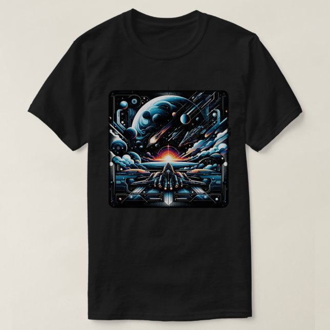 T-shirt Navette spatiale (Design devant)