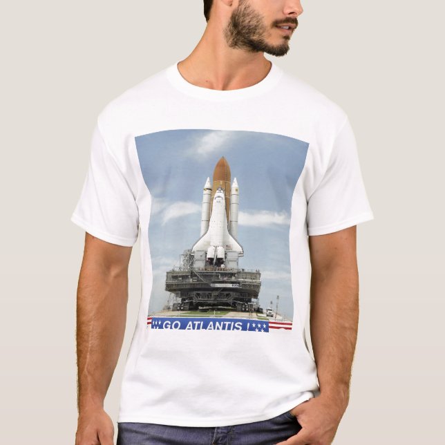T-shirt navette spatiale Atlantis 2 (Devant)