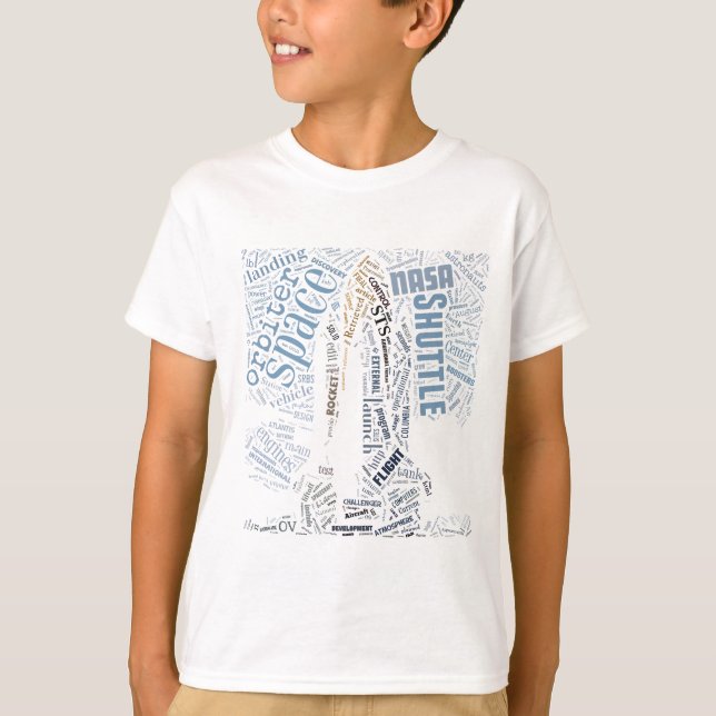 T-shirt Navette spatiale dans Tagxedo (Devant)
