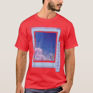 T-shirt Navigateur Sakura Cute Anime Vaporwave Japonais Nu