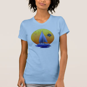 T-shirt Navigation de catamaran