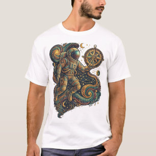 T-shirt Naviguer parmi les étoiles – Cosmique Inspirant