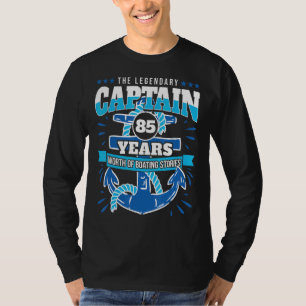 T-shirt Navire 85e croisière anniversaire 85 ans Capitaine