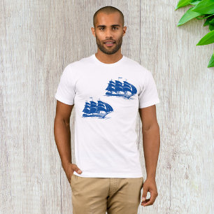 T-shirt Navire à voile vintage Clipper océanique marine