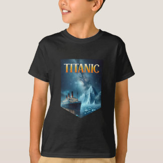 T-shirt Navire de croisière Titanic Iceberg 1912 Rms Voyag