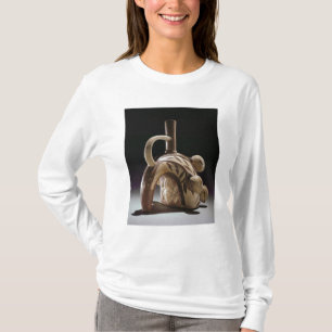 T-shirt Navire de poterie d'une grenouille grimpant à un