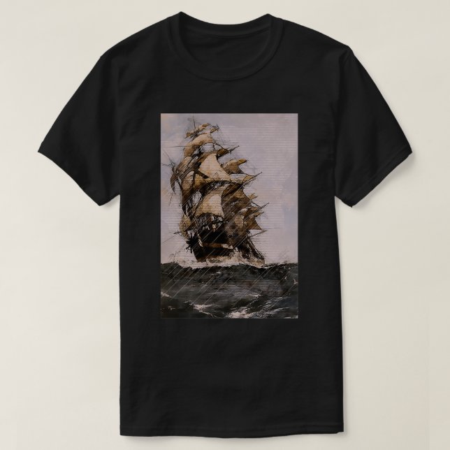 T-shirt Navire de Thésée (Design devant)