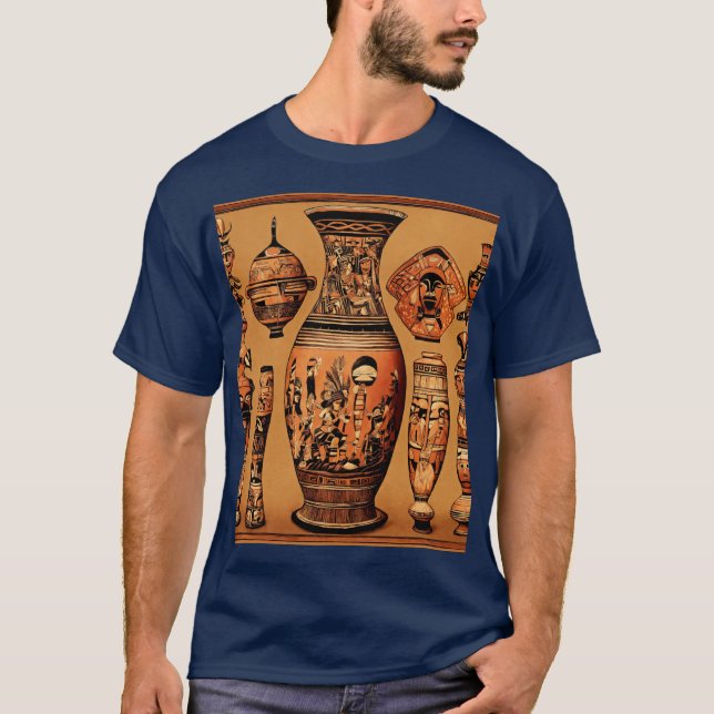 T-shirt Navires anthropomorphiques des peuples Xingu : (Devant)